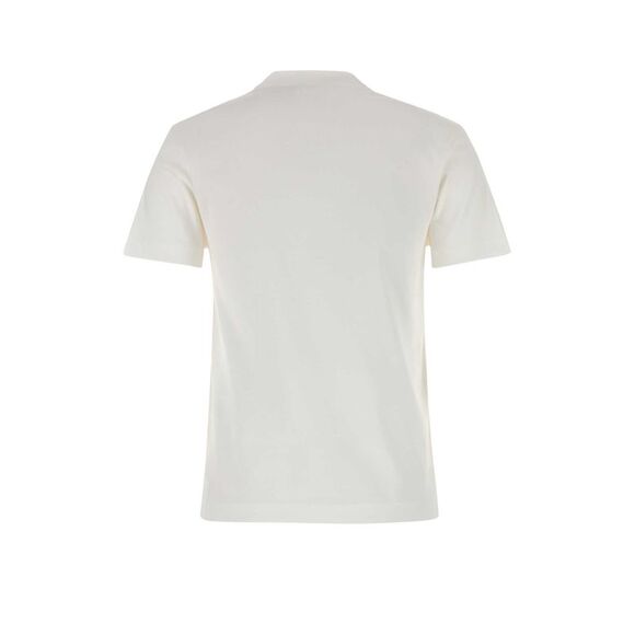 Fendi Women White Cotton T-Shirt - Picture 2 of 2